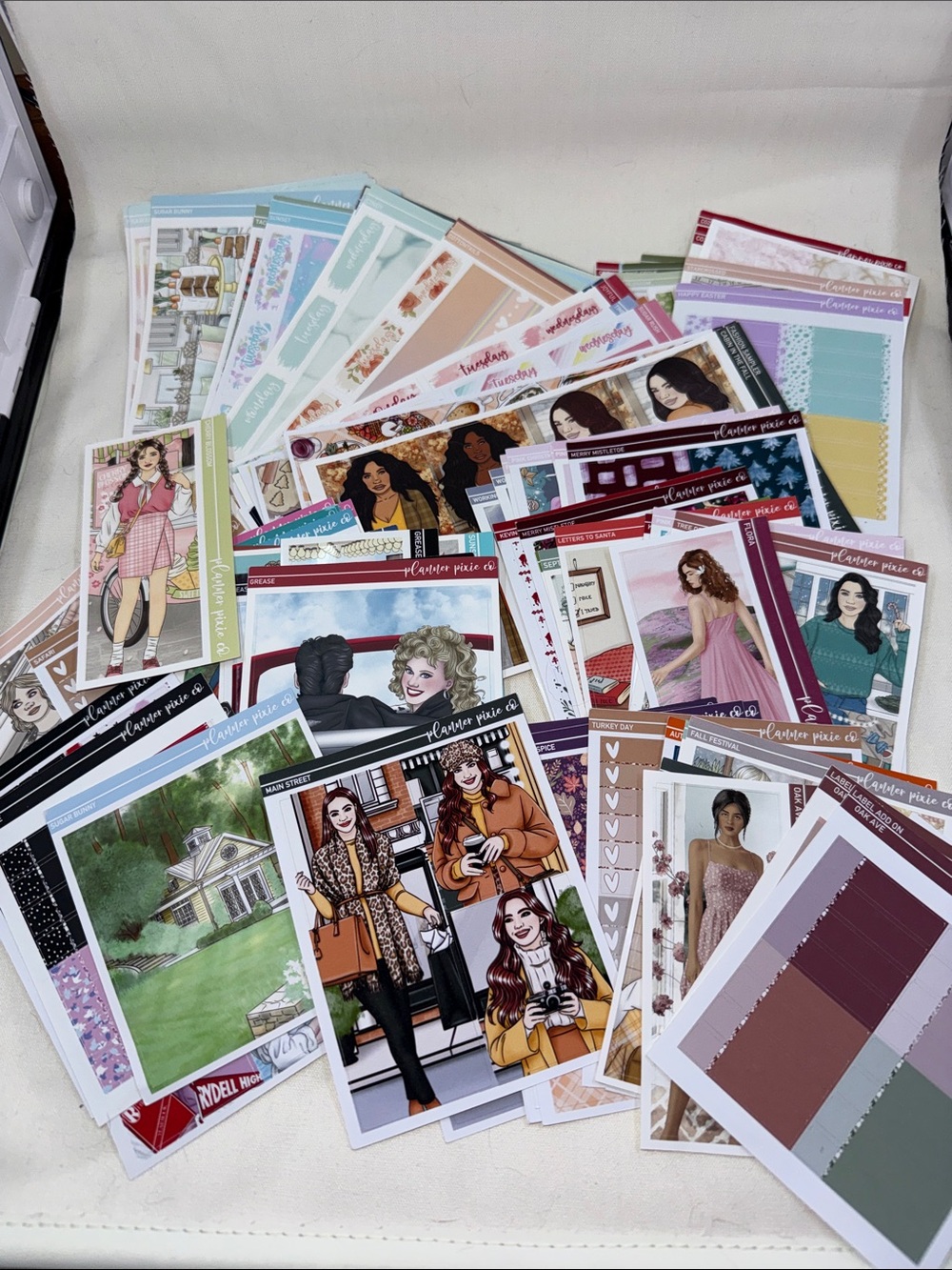 Destash Planner Sticker Various Stationary 60+ pcs planner Pixie Co